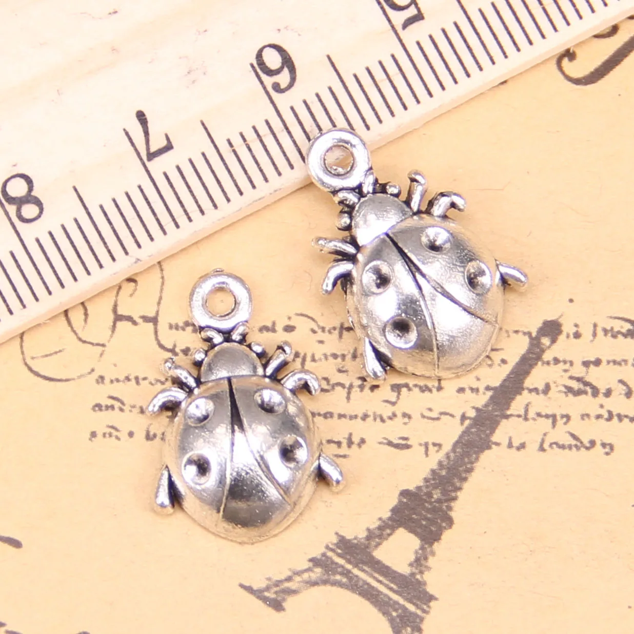 76pcs Charms beatles 19x13mm Antique Making pendant fit,Vintage Tibetan Silver,DIY bracelet necklace