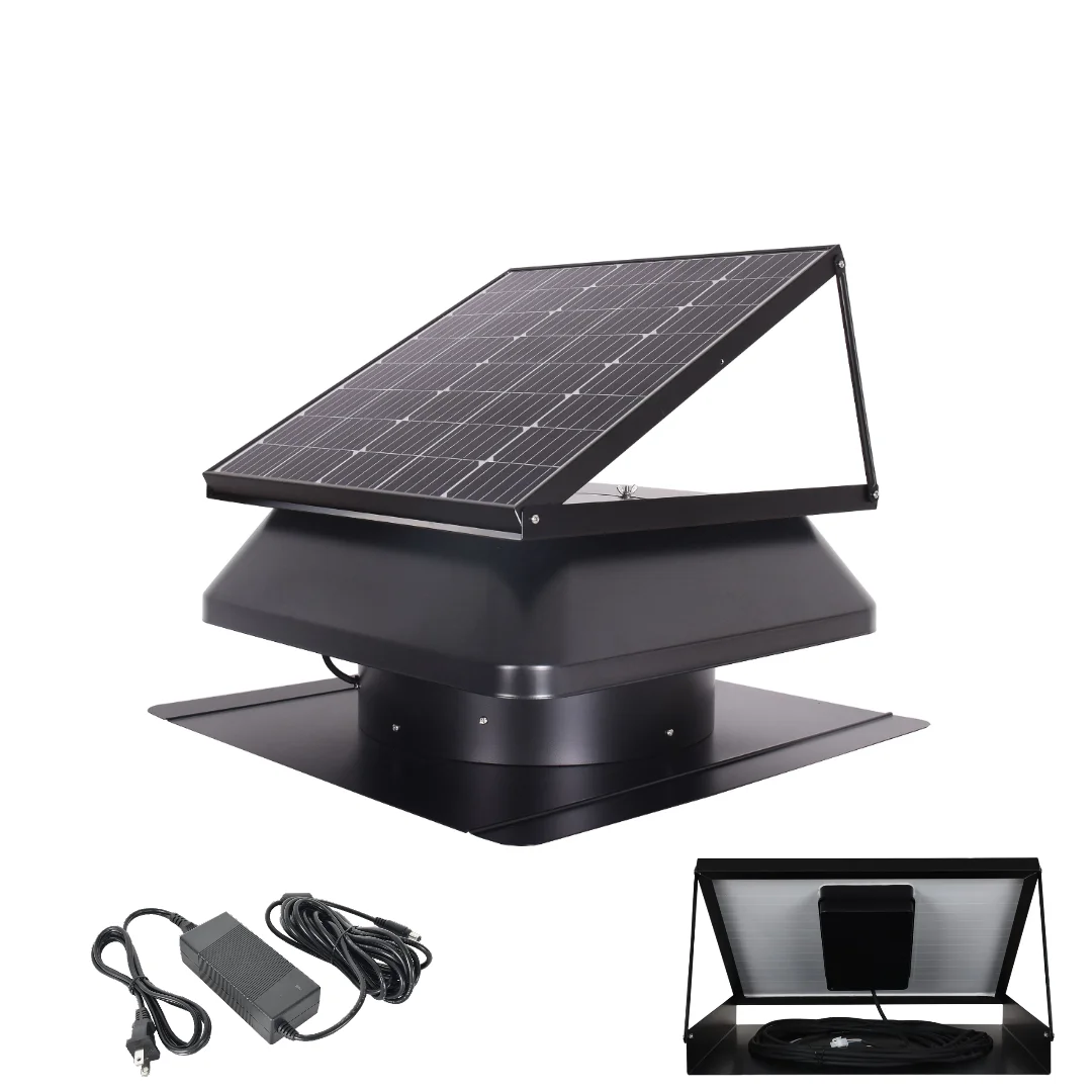 

RV Household Roof Ventilation Solar Powered Axial Air Extractor 5-Year Warranty Attic Vent Exhaust Fan