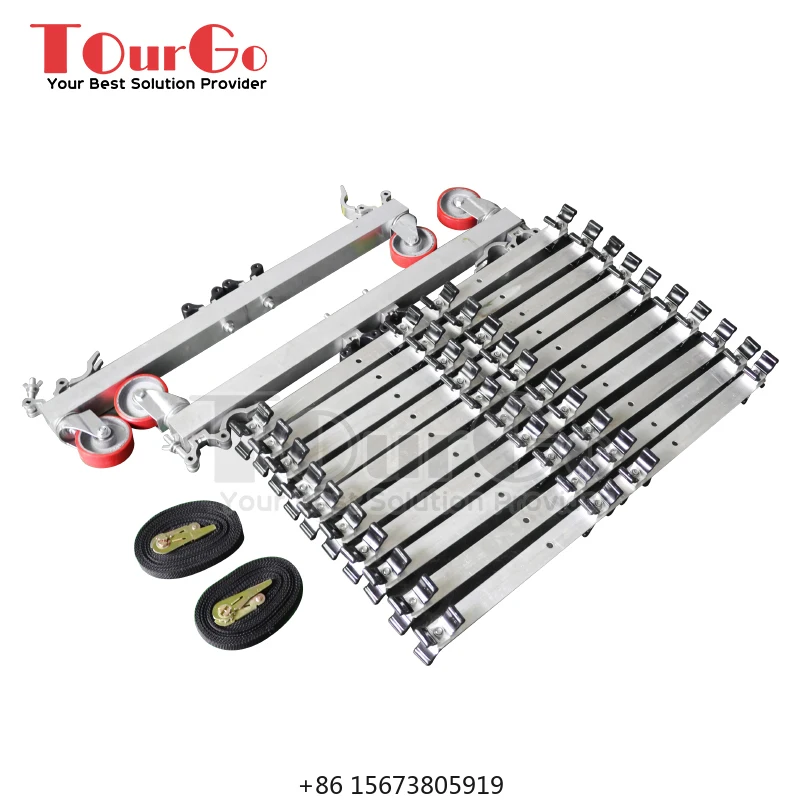 

Комплект тележек TourGo для транспортировки сценических ферм (труссов) диаметром 290 мм