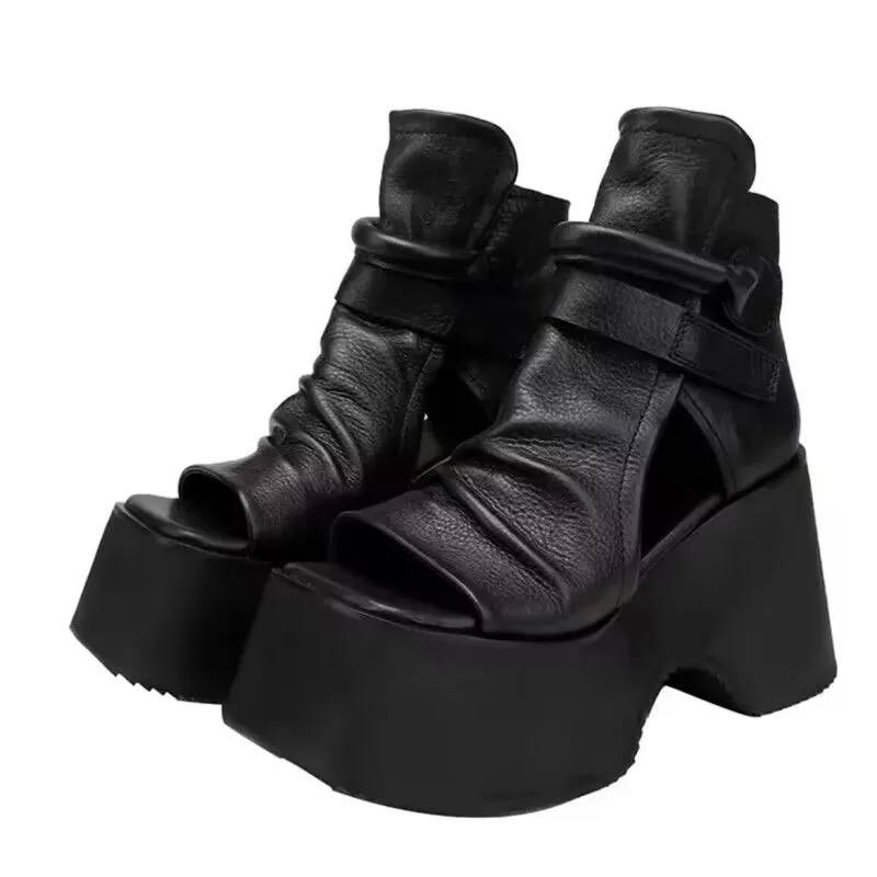 Ladies Shoes 2023 New Fish Mouth Shoes Women\'s Sandals Summer Fashion Daily Sandals Women Platform Sandals Zapatillas De Mujer