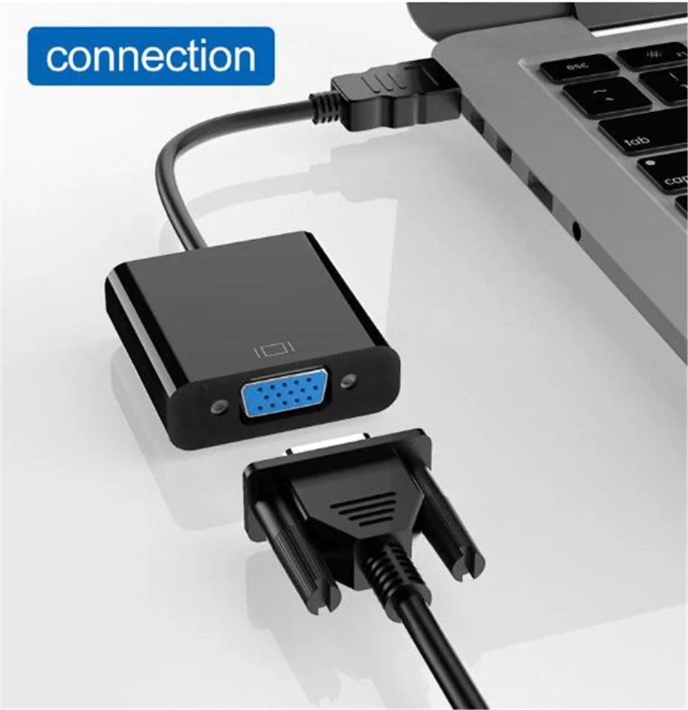 1080P متوافق مع محول VGA كابل محول رقمي إلى تناظري لأجهزة Xbox PS4 PC صندوق التلفزيون المحمول إلى جهاز عرض HDTV #1