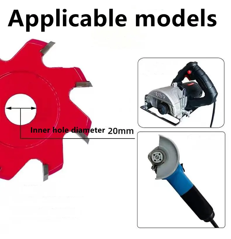 90 Degree Aluminum Plate U/V Shaped 95mm Circular Saw Blade Round Cutter Disc Universal Woodworking Slotting Tool