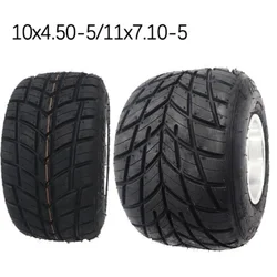 Field kart tires Front 10x4.50-5 and rear 11x7.10-5 inch rain tire vacuum tires are suitable for drift kart accessories