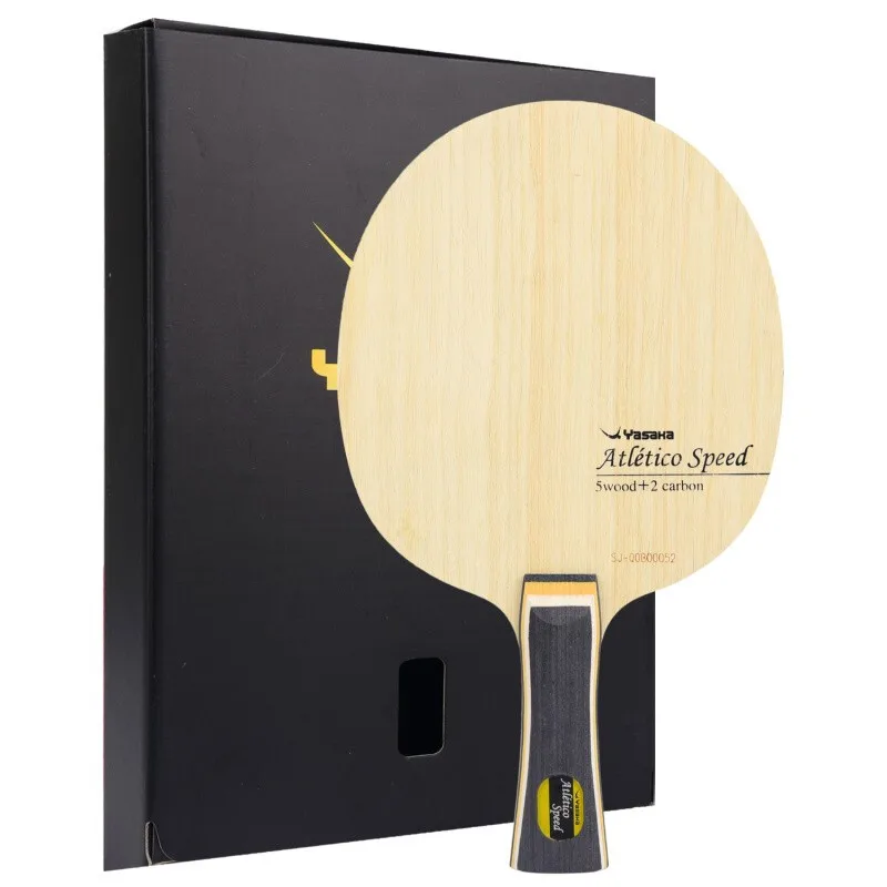 Yasaka Atletico Table Tennis Blade Carbon Fiber Power Speed Balance Ping Pong Racket Original Internal External Ping Pong Paddle
