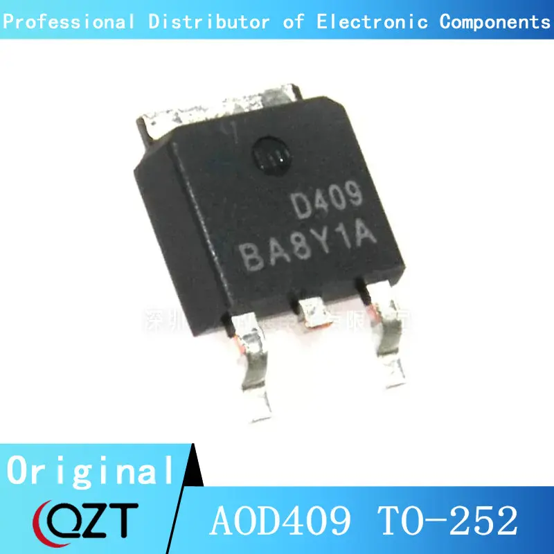 10ชิ้น/ล็อต AOD409 TO252 D409 26A 60V-252ชิปจุดใหม่