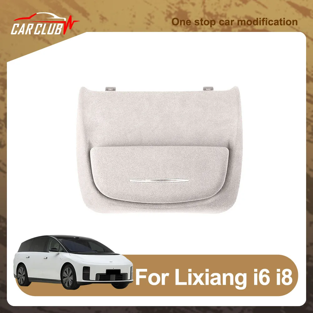 Car Glasses Case Automotive Modification Parts For Li Lixiang i6 i8 Suede Sunglasses Storage Clip Expand Storage Space