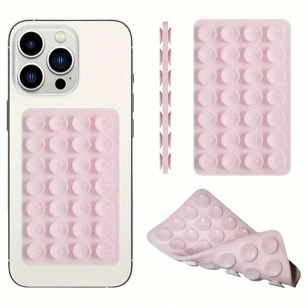 

Double-Sided Silicone Suction Cup Phone Holder 28 Pads Universal Stand for Tablet & Charger Free Shipping Items Phone Stand