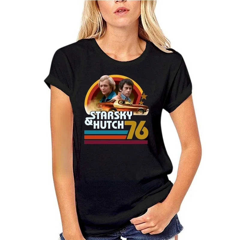 Starsky and Hutch T Shirt Women Men Summer Short-sleev Street Fashion Graphic Tee Tops Classic Harajuku Casual Camisetas