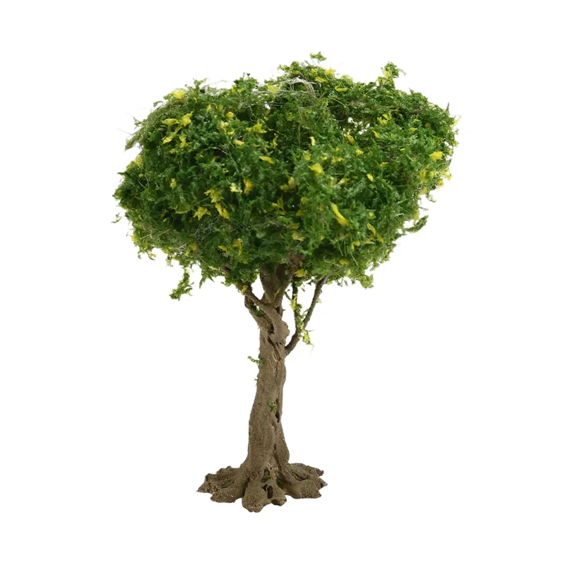 B78B-13Cm Feine Skala Grün Modell Baum Draht Stamm Simulation Baum Für Berg Landschaft Zug Eisenbahn Layout