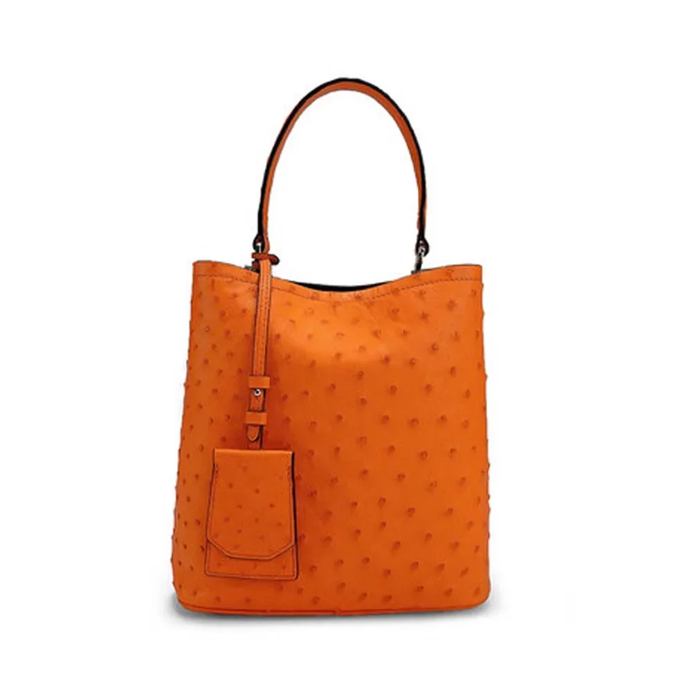 hanlante Ostrich leather  Female bag  Female bag  new Ostrich  Leather bag  Women tote bags