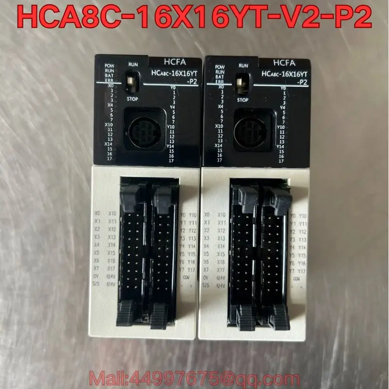 

Second-hand HCA8C-16X16YT-V2-P2 PLC module functional test is normal Latest price in October 2025