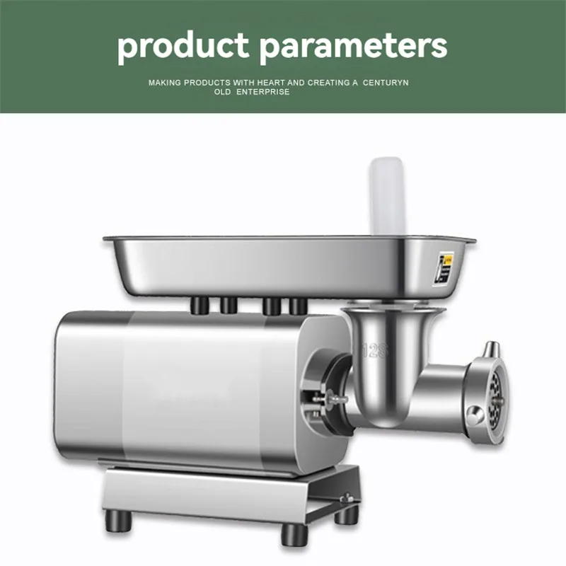 

1100W fully automatic meat grinder enema machine silent 120kg/h ground meat enema machine