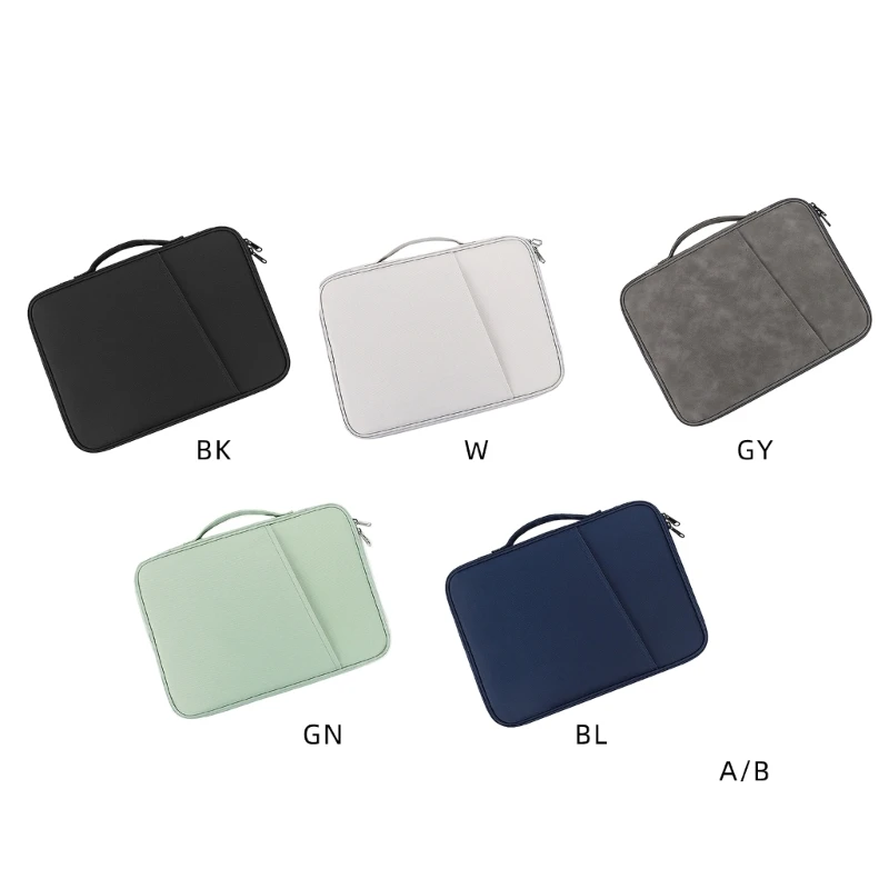 Multiple Size Compatible Tablet Bag for Pad 9.7 11 12.9 13inch Screens, Padded Inner Pouch, Portable Laptop Accessory