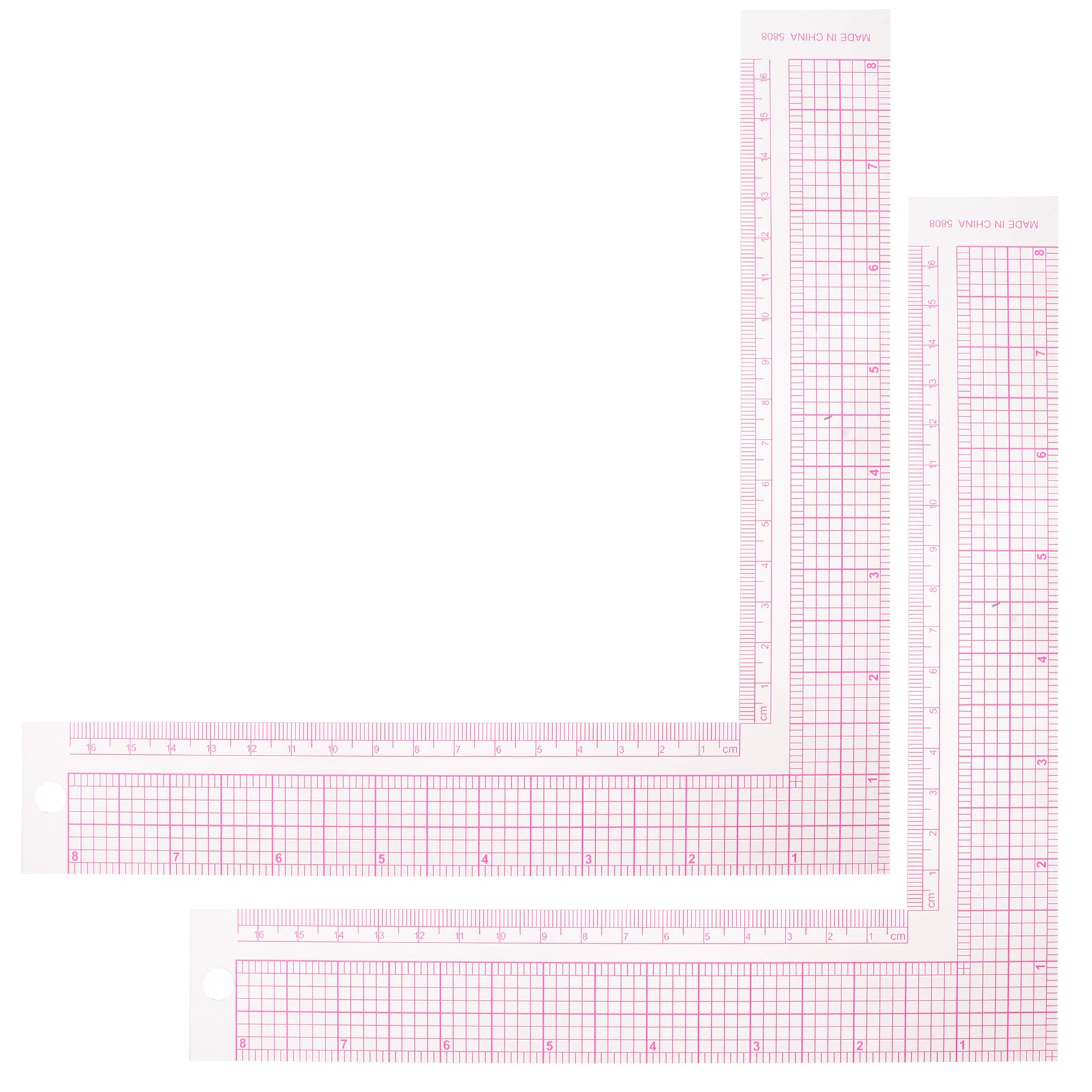 

2Pcs Professional Design Ruler Sewing L Square Curve Ruler Tailor Measuring Tool for Garment Pattern Sewing Accessories Fabric