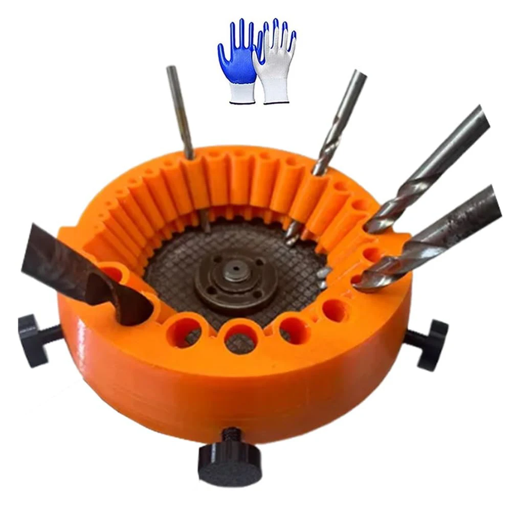 Old Drill Bit Grinder Drill Bit Sharpener Angle Grinder Accessory Efficient Bit Restoration Long-lasting Performance