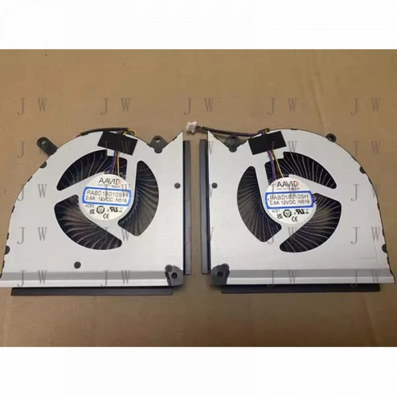 

DDZ New For MSI Titan18 HX MS-1822 CPU GPU Fan DC12V 0.6A PABD18010SH N518 N519