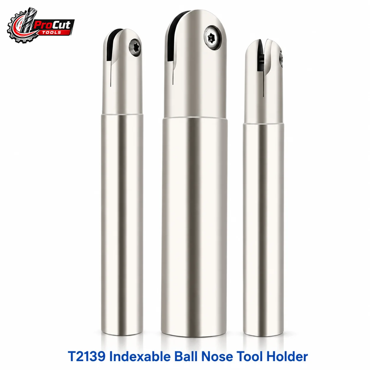 Anti‑Vibration T2139 Indexable Ball Nose Milling Tool Holder For Walter P3200 Semicircular Inserts CNC Finishing Milling Shank