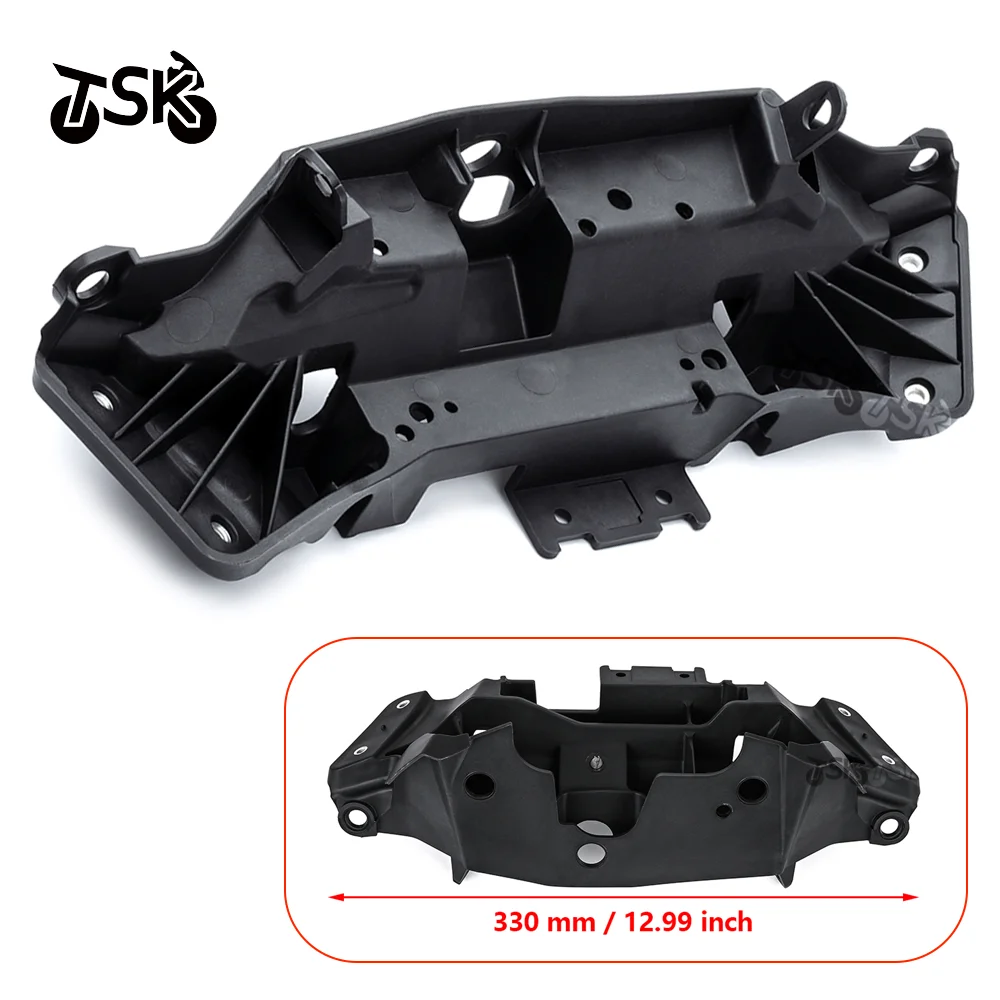Durable ABS Plastic Headlight Bracket for Kawasaki Ninja ZX6R 2019-2023 Impact Resistant Headlamp Mount Frame Replacement