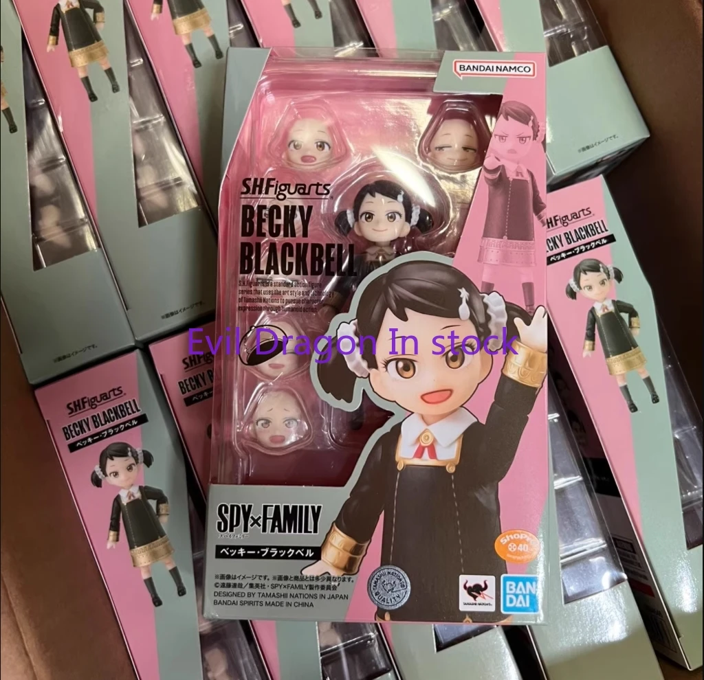 100% Original Bandai SH Figuarts SHF Spy Family Becky Blackbell Action Figures Anime Model Toys Collection Figura