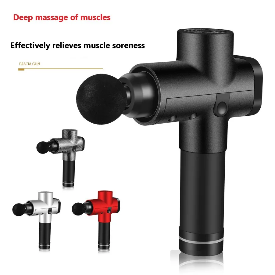 Factory direct sale Upgrade 6 massage heads muscle massager vibrator fitness equipment fascia gun massager gun