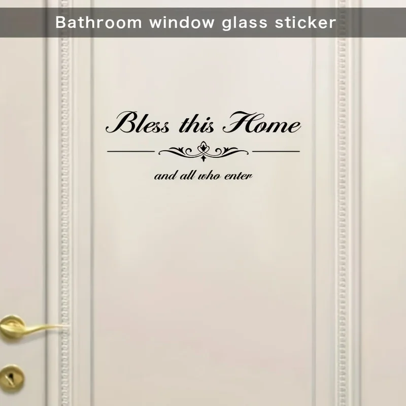 Collection of Decorative Door Stickers Titled 
