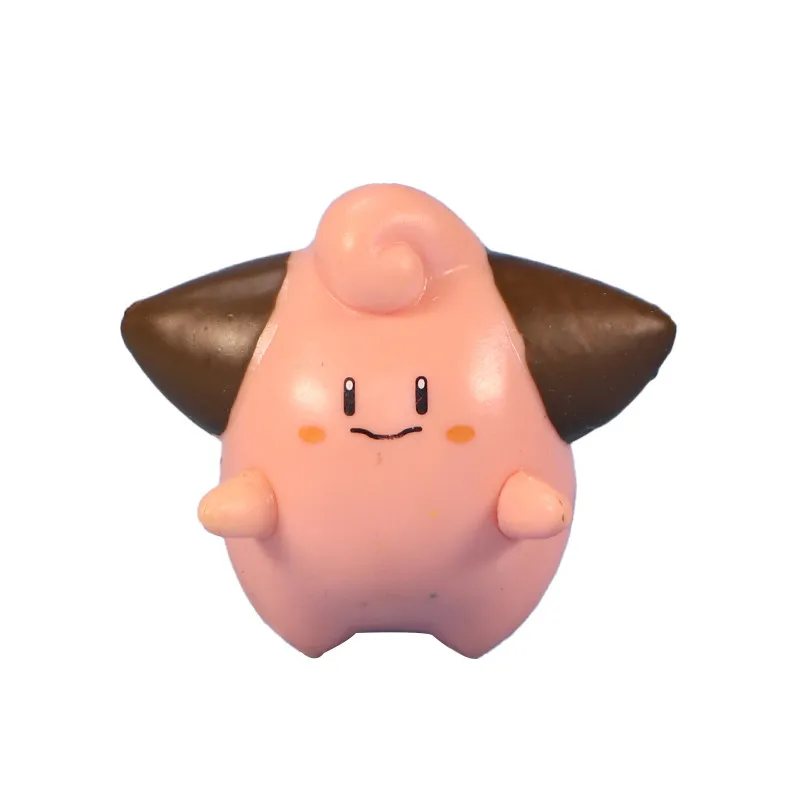 Genuine WCT Loose Pokemon Action Figures Clefairy Clefable Evolution Set Collectible Model Toys - view 5