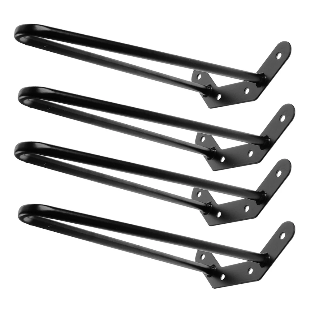 

Adjustable Metal Table Legs Hairpin Style Counter Height Feet for Furniture Coffee Tables