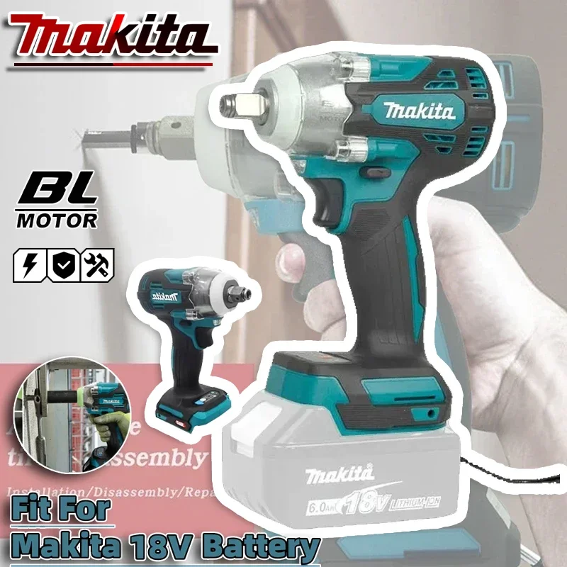 

Аккумуляторный бесщеточный шуруповерт Makita TW004G 630Нм, электрическая отвертка, дрель-шуруповерт, 18В, с аккумулятором