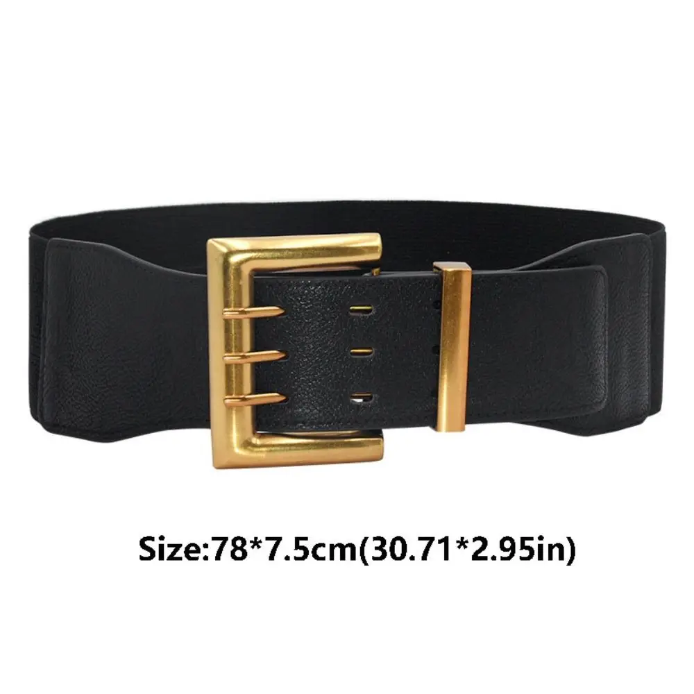 Elegante lederen elastische buikbanden elastische stropdas touw korset riem effen kleur tailleband brede taille korset meisje