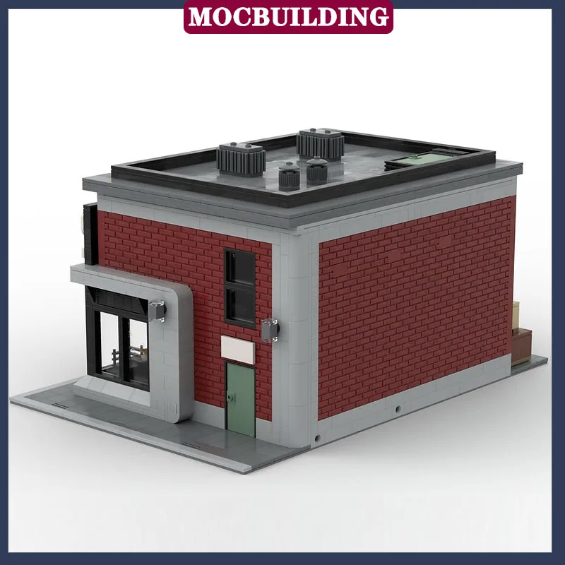 MOC City Modern Bar Modular Building Assembly Building Block House Collection Series Toy Gifts