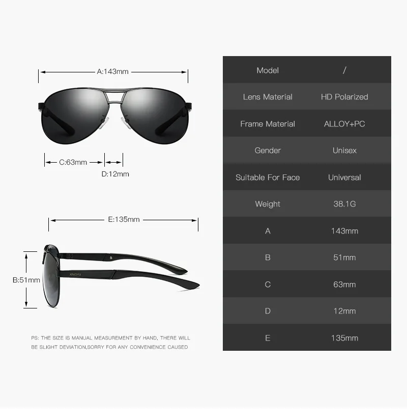 

Active Sports Polarized Sunglasses Polarized Spring Leg Classic Mirror Driving Glasses Motorcycle Run Fishing Travel
