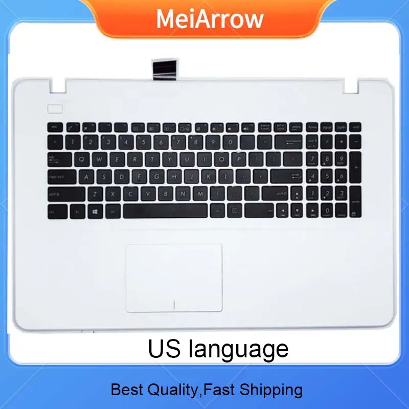 

MEIARROW New/Org For ASUS A751 X751LD k751j K751L X751 X751L K751MA palmrest US keyboard upper cover Touchpad