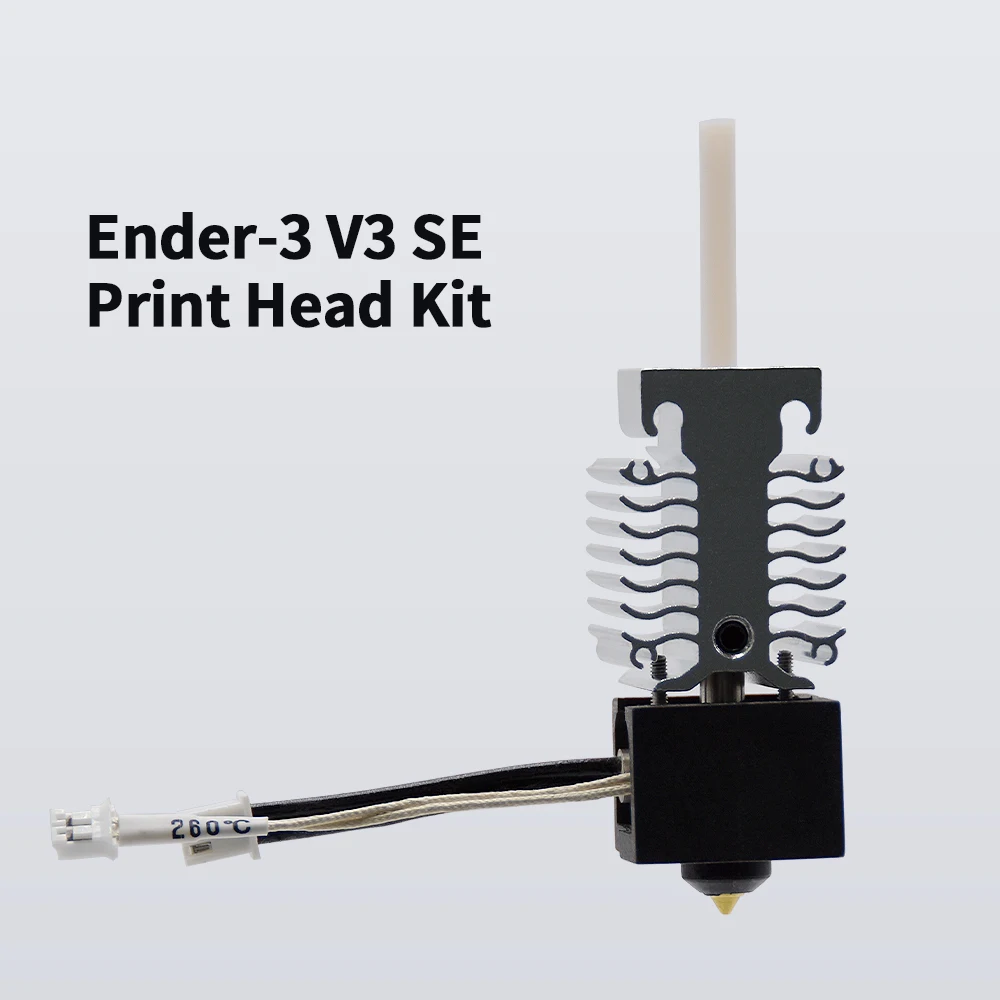 Hotend Update Kit Ender 3 V3 SE Heating Block Kit Stainless Steel Throat High Temperature Print Head for Ender3 V3 Se 3D Printer