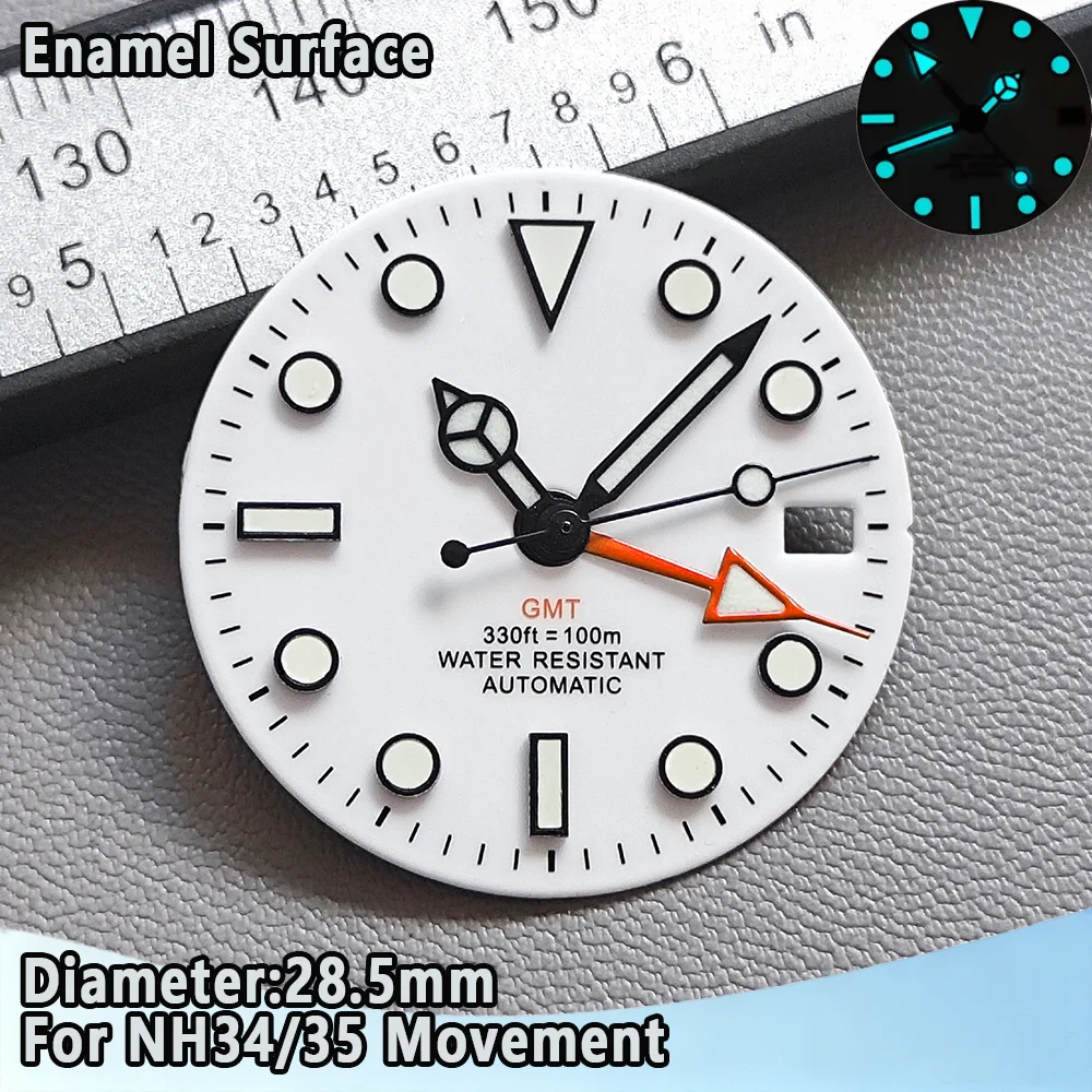 28,5 mm GMT-Zifferblatt NH34 Z – Watch Dial Custom Sterile 28.5Mm Bewertung und Preis