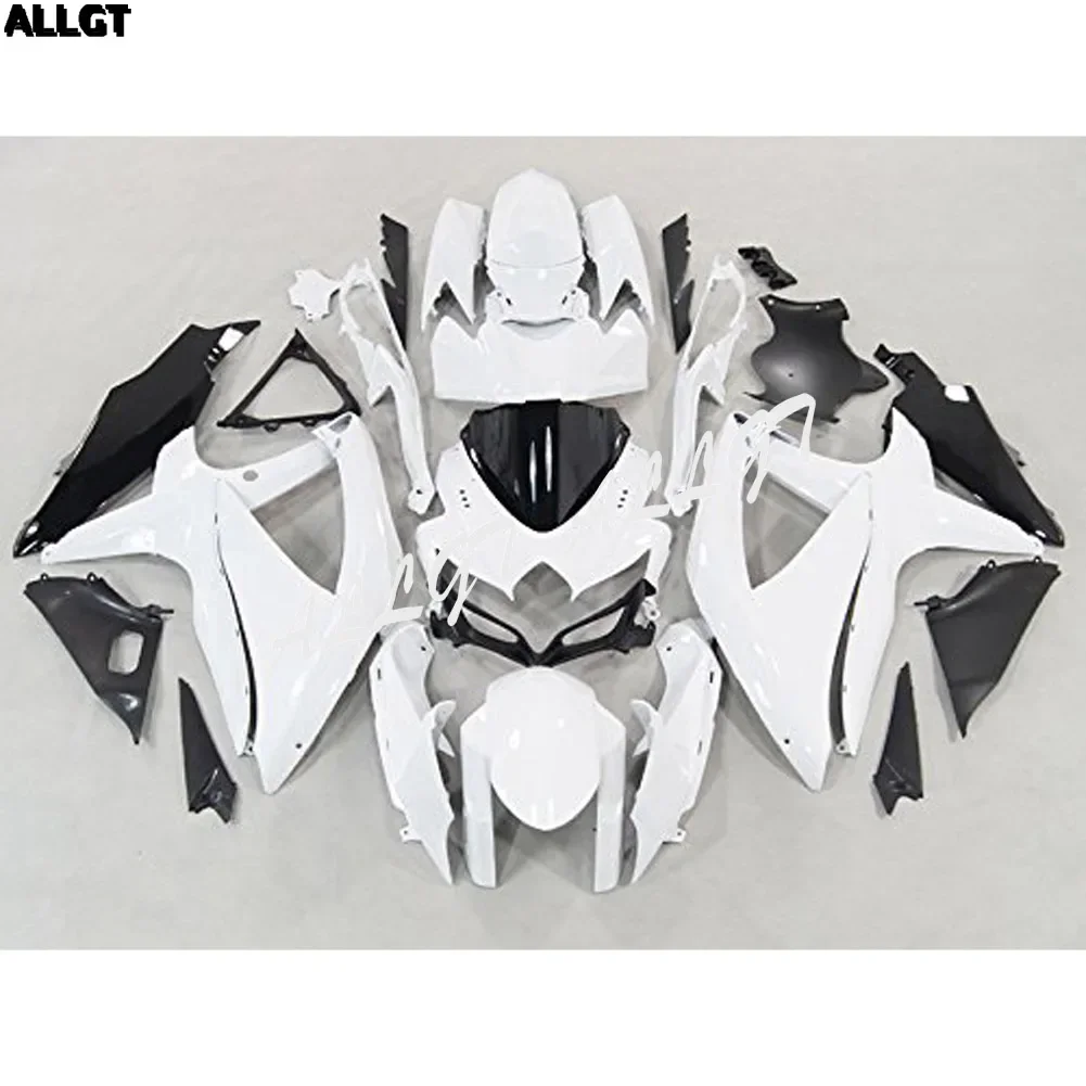 

White Black ABS Full Injection Plastic Motorcycle Fairing Kits For Suzuki GXSR600 GSXR750 K8 Year 2008 2009 2010