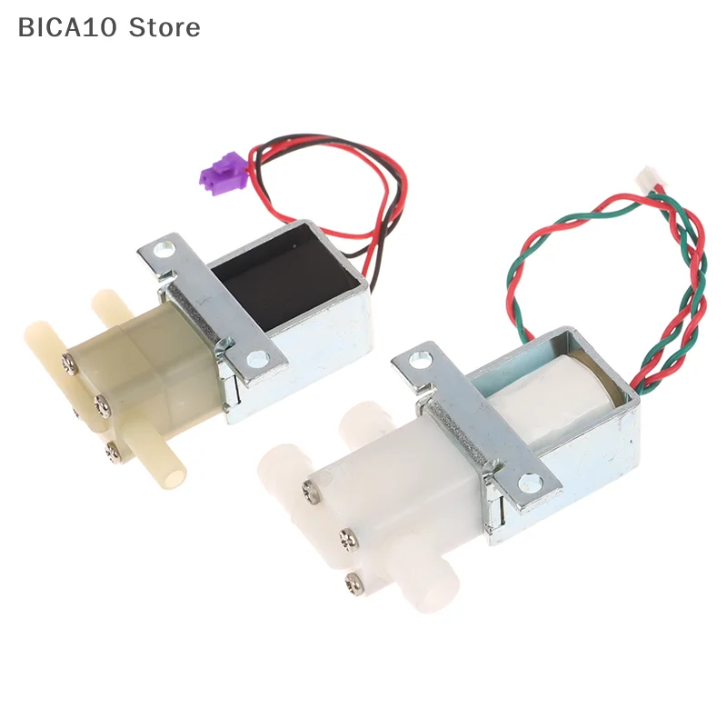 DC 5V / DC 12V 2 posizioni 3 vie piccola mini elettrovalvola elettrica NO/NC Micro Mini valvola elettromagnetica di controllo del flusso d'aria dell'acqua