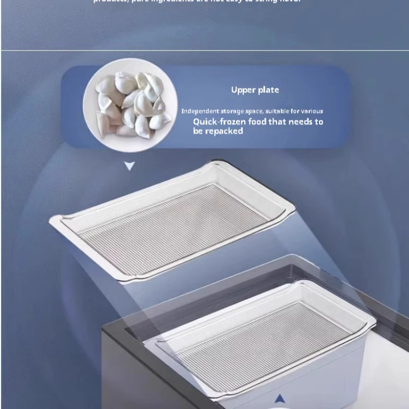 -40°C Small Freezer Household Commercial Full Freezer Refrigeration Energy Saving Frost Reduction Compact Refrigerator