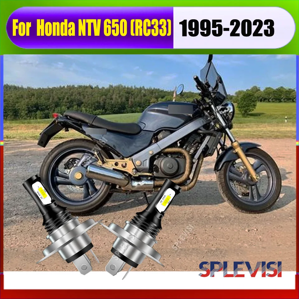 

H4 HB2 LED Whtie Headlight Lamp - 200% brightness over stock bulbs For Honda NTV 650 (RC33) 1995 1996 1997 1998 1999 2000-2023