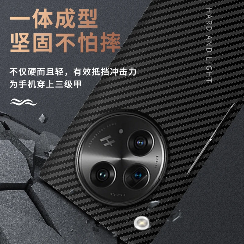 Cover For oppo find n3 Case Luxury hard Carbon Fiber Phone Case For find n3 Funda Stylish Shockproof Bumper