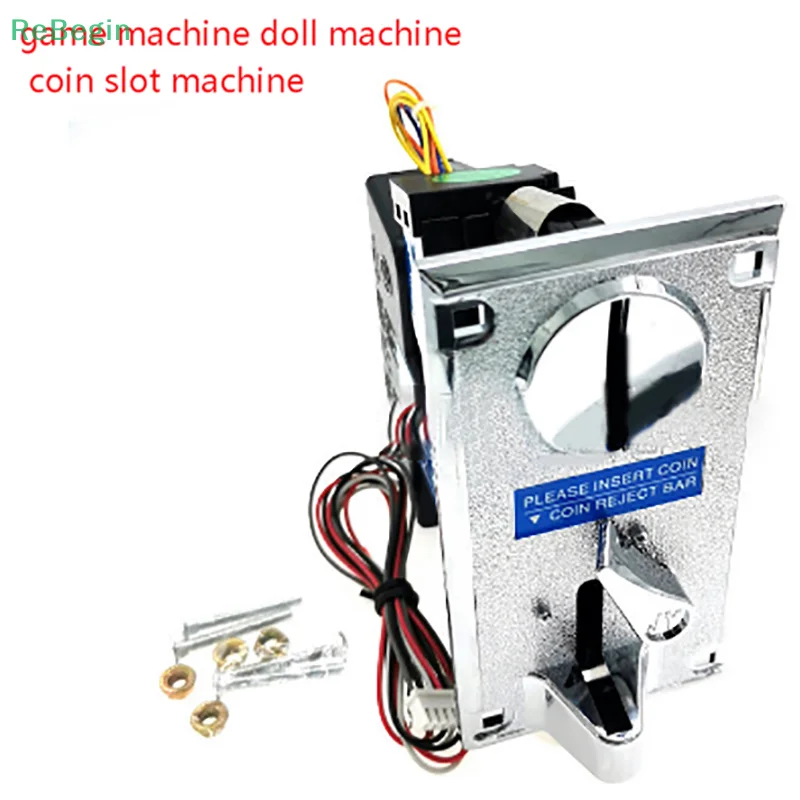 

JY-100F Universal coinslot/multicoin Multi Coin Acceptor Electronic Roll Down Coin Acceptor Selector Mechanism Vending Machine