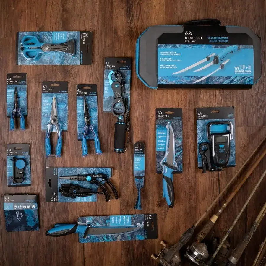 Pinza da pesca con impugnatura a pistola da 8 pollici in titanio, chiusura a molla, anello diviso