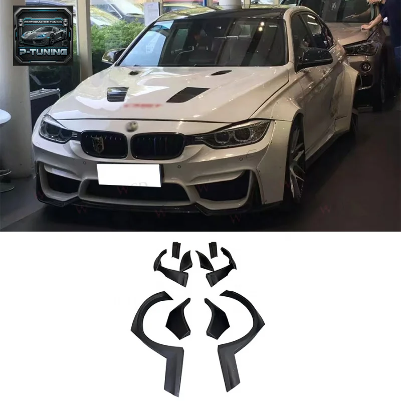 

High Quality LB Style Wide Body Kit for BMW 3 Series F30 F35 Front Rear Fender Wheel Flares Arch Trims Bodykit