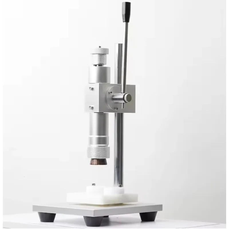 Manual Perfume Glass Bottle Aerosol Spray Capping Machine Collar Press Packaging Equipment For Food Paper Material