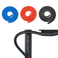 1m Line Organizer Protection Spiral Wrap Winding Cable Wire Protector Cover Tube for XIAOMI M365/PRO Electric Scooters