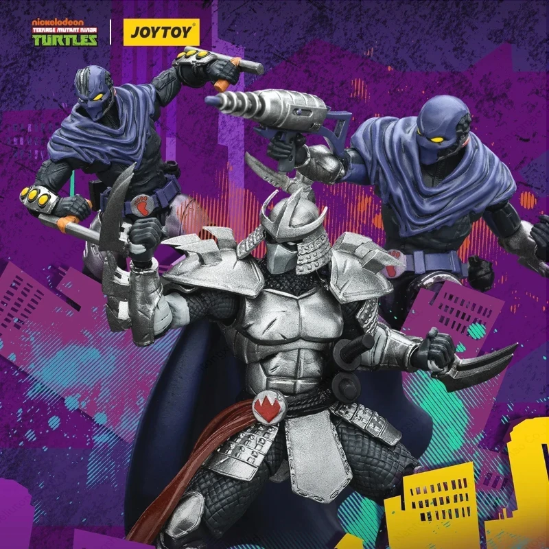 

[In Stock] JOYTOY 1/18 Teenage Mutant Ninja Turtles Shredder Foot Tribe A Foot Tribe B Anime Character Model Toy