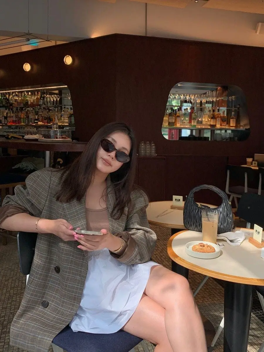 

Винтажный клетчатый пиджак Deesicile с подплечниками, женское пальто с длинными рукавами, объемными рукавами, пуговицами и карманами, для деловых встреч и повседневной носки