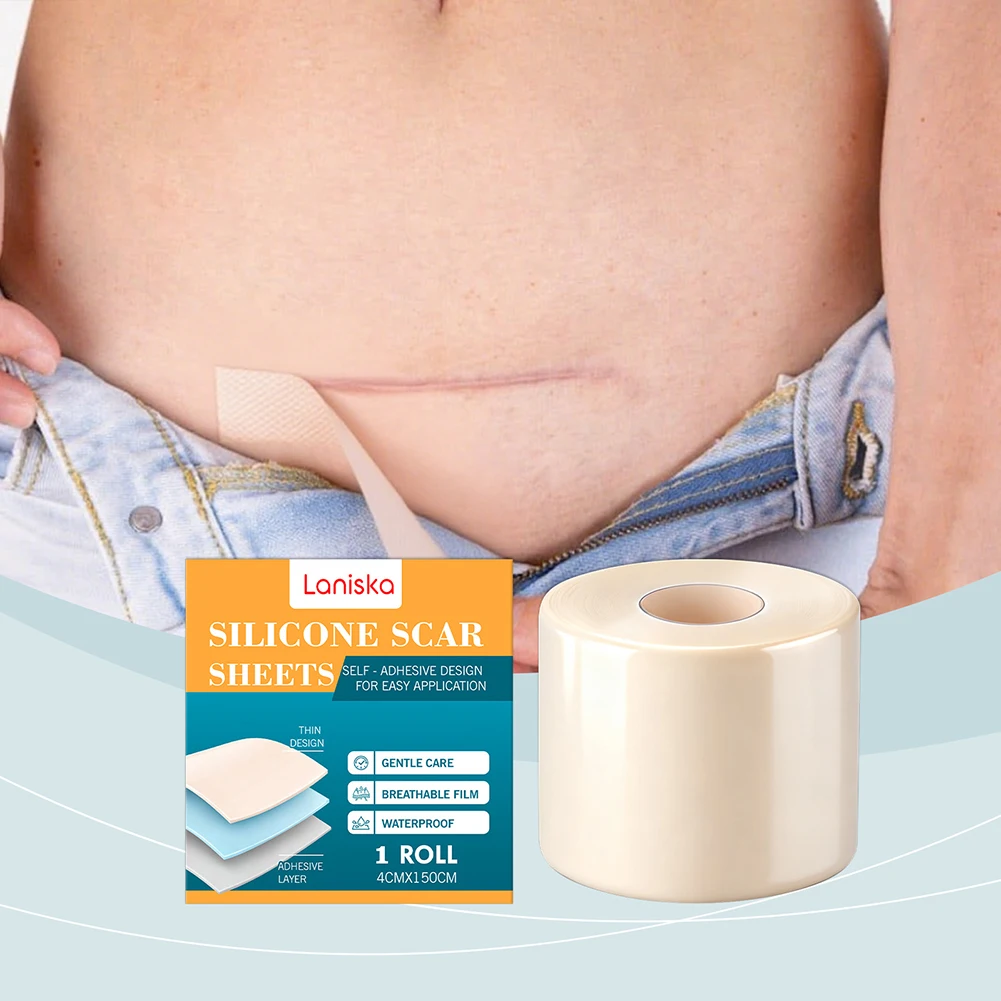 

Силиконовые пластыри от шрамов, силиконовая лента для удаления рубцов, полоски для удаления шрамов после операций, келоидных рубцов, после кесарева сечения, от ожогов