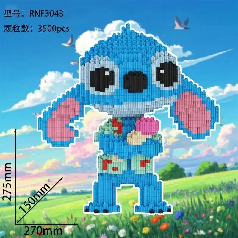 Série de jouets de points, 3500 pièces, blocs de points, briques à petites particules, Puzzle, ornement de bureau, cadeau d'anniversaire et de noël pour enfants et adultes