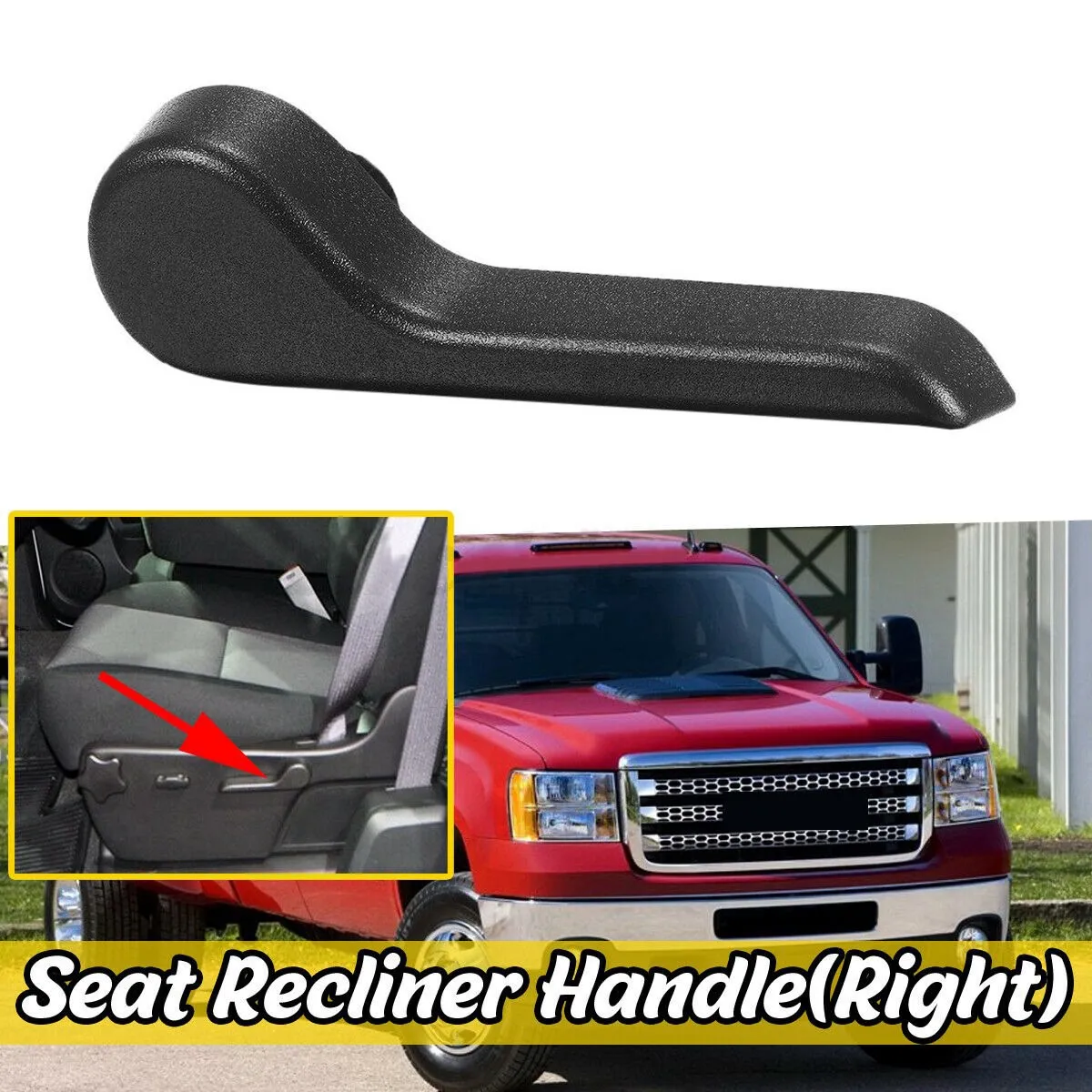 Car Seat Recliner Handle Adjustment Driver Seat Handle Lever for Chevrolet Avalanche Silverado Suburban Right 15232598