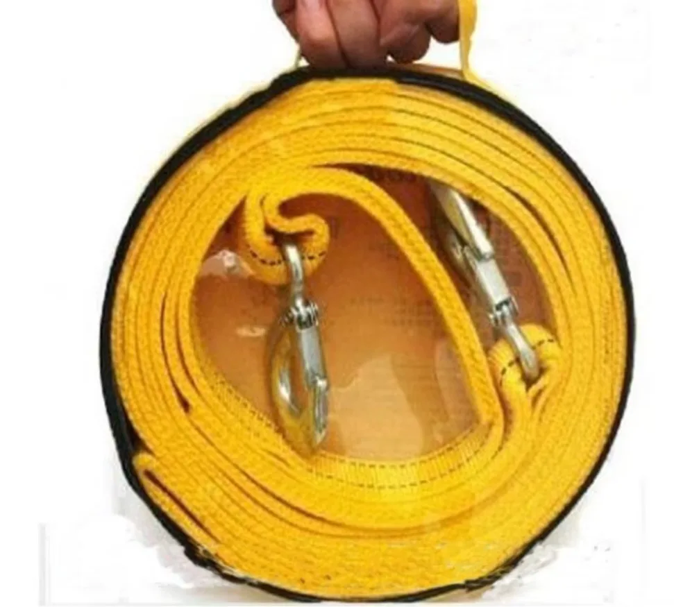 5 Ton 4 Meter Tow Rope For Truck Snatch Strap Off-road Towing Ropes Trailer Winch Cable Belt Car Traction 1x